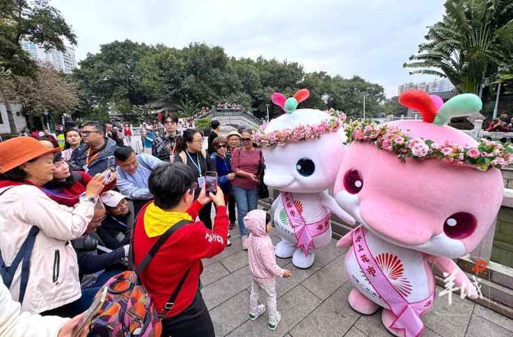 2026年广州水上花市开幕！法国游客用粤语“点赞”｜花城看花