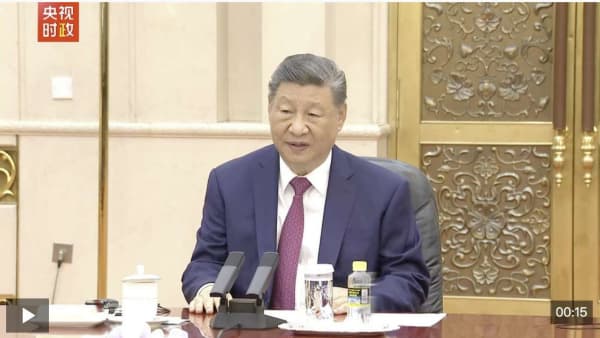 独家视频丨习近平同俄罗斯总统普京小范围会谈