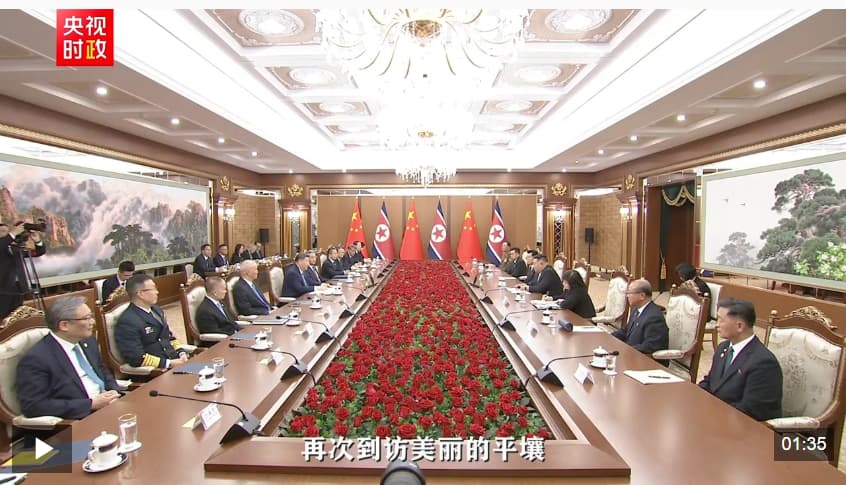 独家视频丨习近平：时隔七年再次到访美丽的平壤 我感到十分高兴 也格外亲切