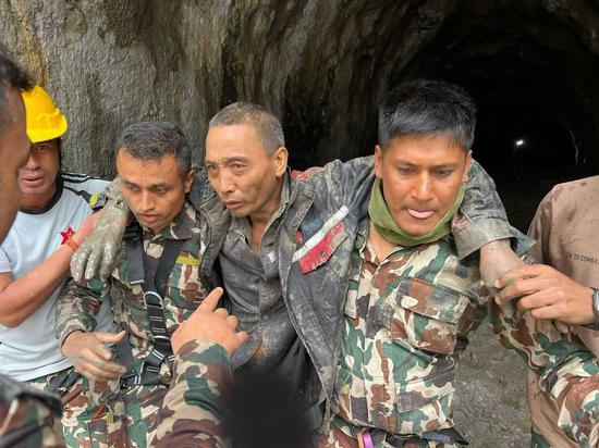 Chinese national rescued from hydropower tunnel in Nepal following mudslide