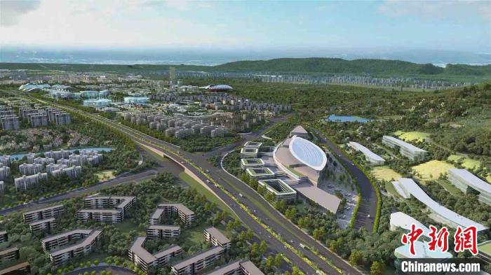 图为西部(重庆)科学城立体交通项目图。　重庆高新区供图 摄