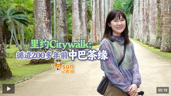 时政Vlog丨里约Citywalk：循迹200多年前中巴茶缘