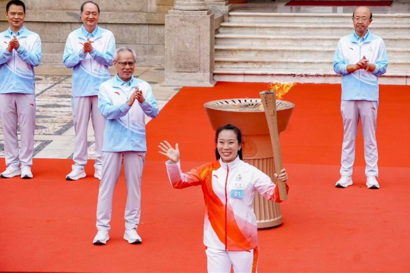 对话十五运会澳门赛区首棒火炬手李祎：一起感受大湾区的魅力